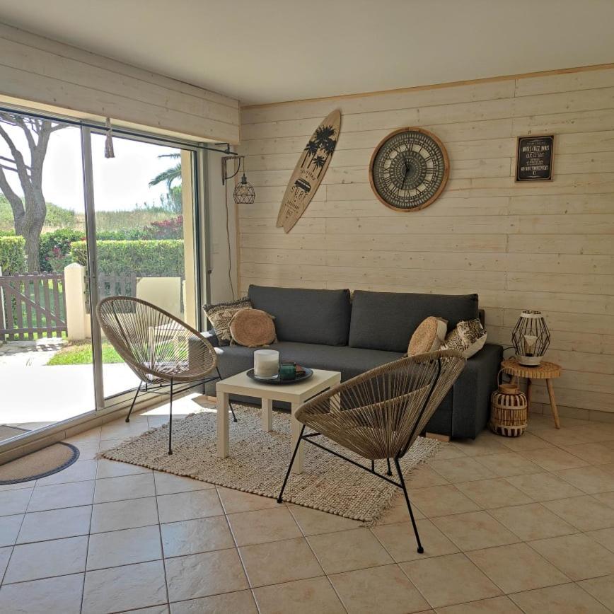 סן סיפריאן Les Capitelles 5 - Acces Direct A La Plage Depuis Le Jardin - T2 Avec Cabine - 6 Pers - Jardin - Piscine - Parking מראה חיצוני תמונה